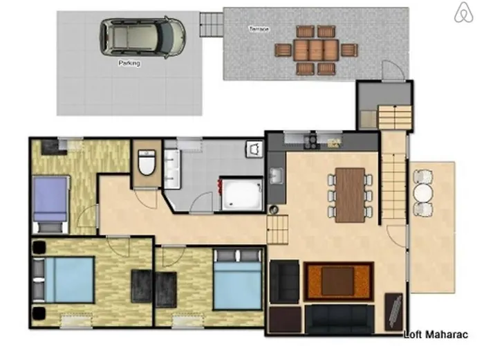 House Maharac With 3 15 Persons